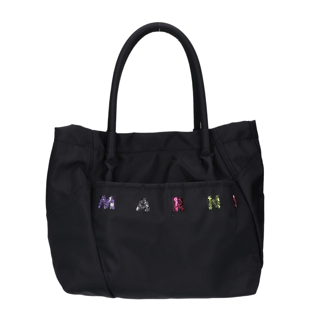マルニ 【美品】M01610 KIDS スパンコールロゴ ナイロン