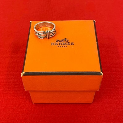 HERMES エルメス サンチュール シルバー925 リング・指輪 10号 シルバー
90503