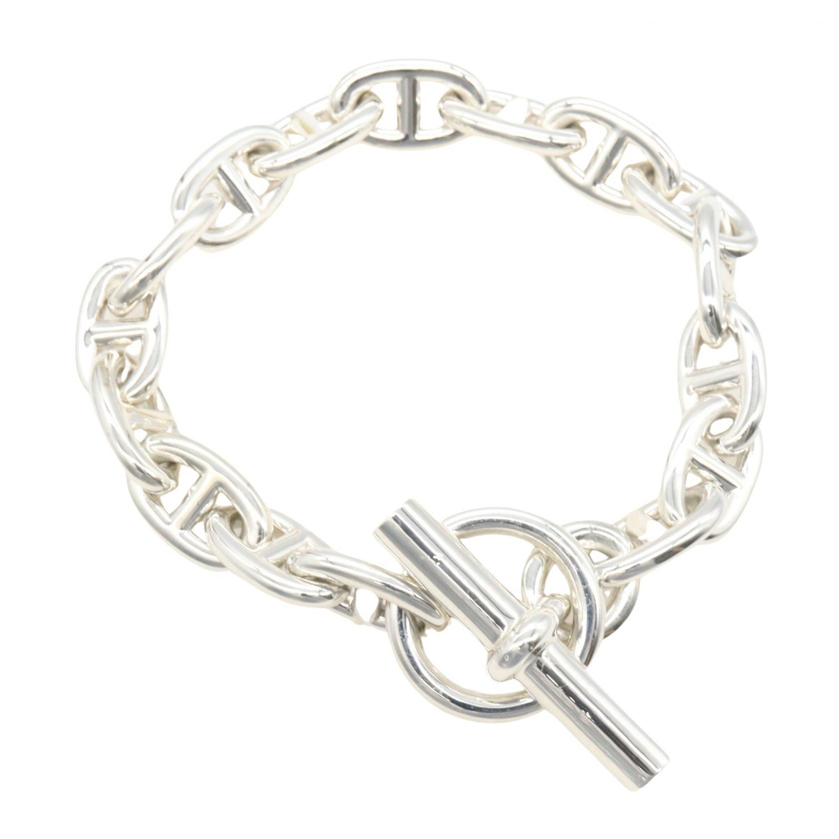 エルメス HERMES シェーヌダンクル MM 16コマ ブレスレット ブレスレット アクセサリー シルバー925 メンズ レディース シルバー系 【中古】