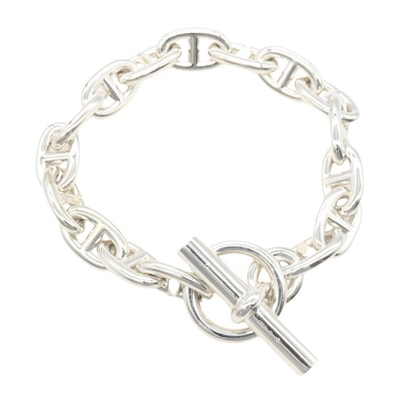 エルメス HERMES シェーヌダンクル MM 16コマ ブレスレット ブレスレット アクセサリー シルバー925 メンズ レディース シルバー系 【中古】