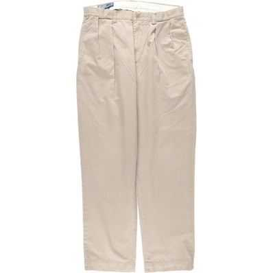 古着 ラルフローレン Ralph Lauren POLO by Ralph Lauren ETHAN PANT ツータック チノパンツ メンズw34相当/eaa634940 【中古】 【260424】/eaa634940