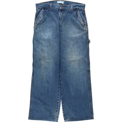 古着 00年代 リーバイス Levi's SILVER TAB シルバータブ CARPENTER デニム ペインターパンツ メンズw34相当/eaa646399