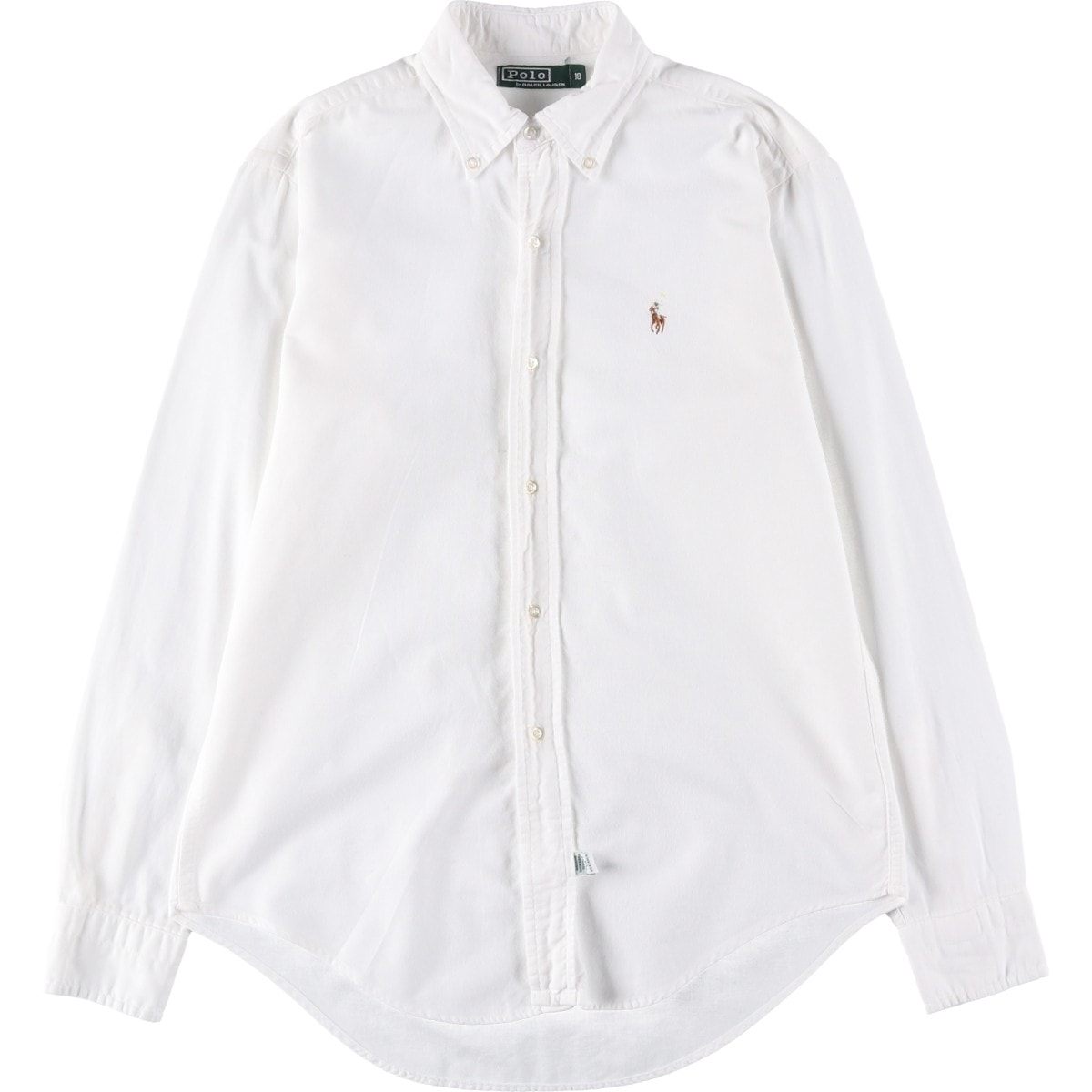 古着 80年代 ラルフローレン Ralph Lauren POLO by Ralph Lauren 長袖 ボタンダウンシャツ レディースM相当 ヴィンテージ/eaa608755