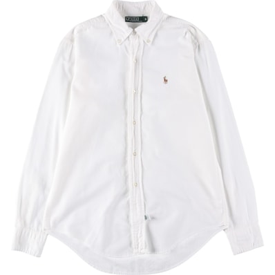 古着 80年代 ラルフローレン Ralph Lauren POLO by Ralph Lauren 長袖 ボタンダウンシャツ レディースM相当 ヴィンテージ/eaa608755