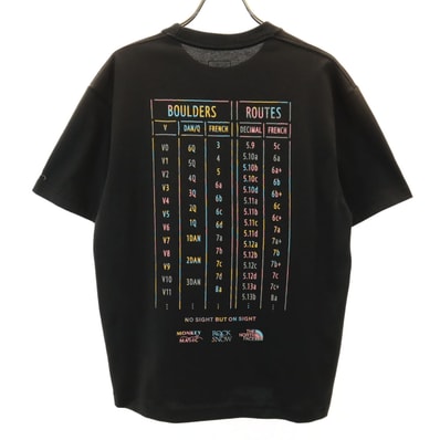 THE NORTH FACE ノースフェイス 半袖 モンキーマジック Tシャツ S ブラック アウトドア NT32330