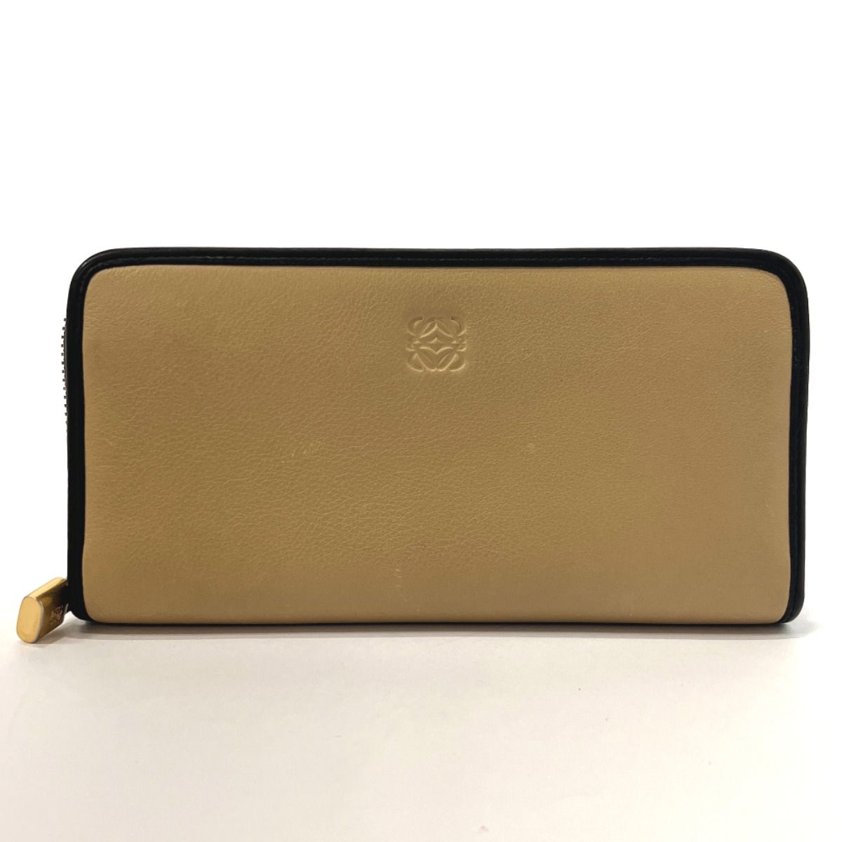ロエベ 長財布 アナグラム   ベージュ