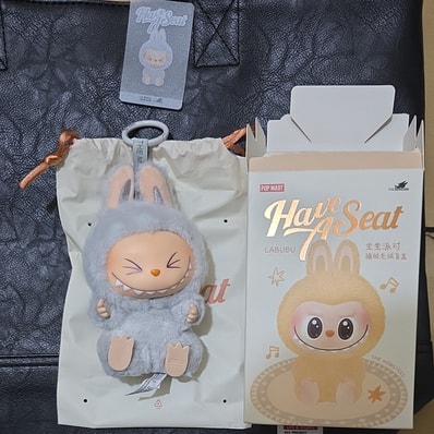 POP MART THE MONSTERS (LABUBU) Have a Seat Plush Series HEHE