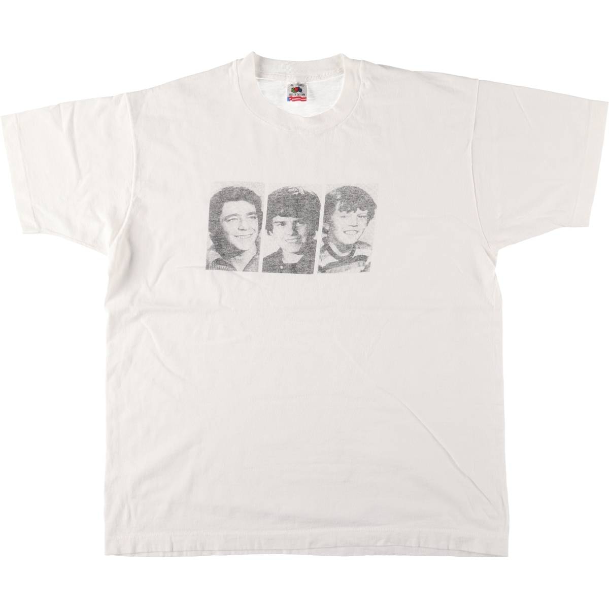 古着 90年代 フルーツオブザルーム FRUIT OF THE LOOM 誰やねん プリントTシャツ USA製 メンズXL相当 ヴィンテージ/eaa563113