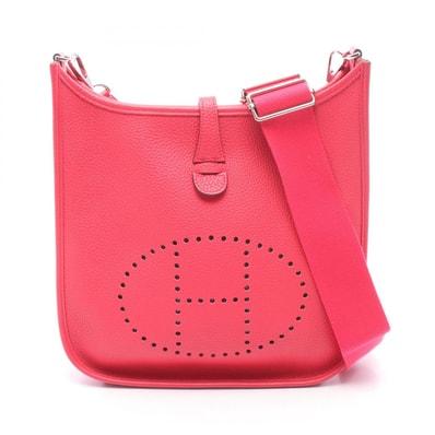 エルメス HERMES エヴリン 3 トロワ PM ローズエクストリーム ショルダーバッグ バッグ レザー トリヨンクレマンス トリヨンクレマンス ピンク D刻印(2019年製造) レディース ピンク系 【中古】