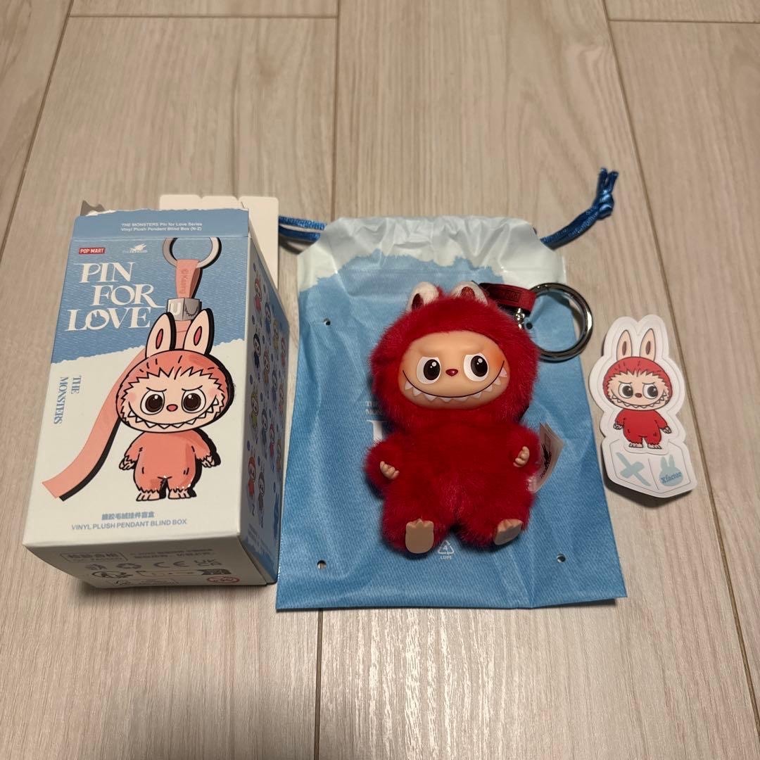POP MART THE MONSTERS (LABUBU) Pin for Love Series-Vinyl Plush Pendant (N-Z) X