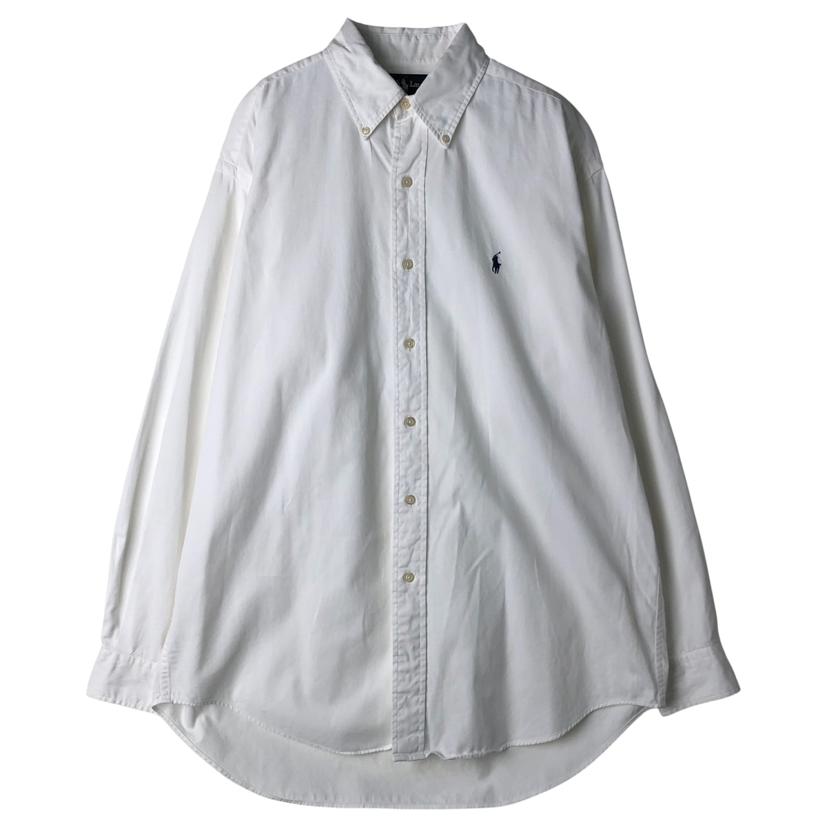 古着 ラルフローレン Ralph Lauren BLAIRE 長袖 ボタンダウンシャツ メンズM相当/eaa458001