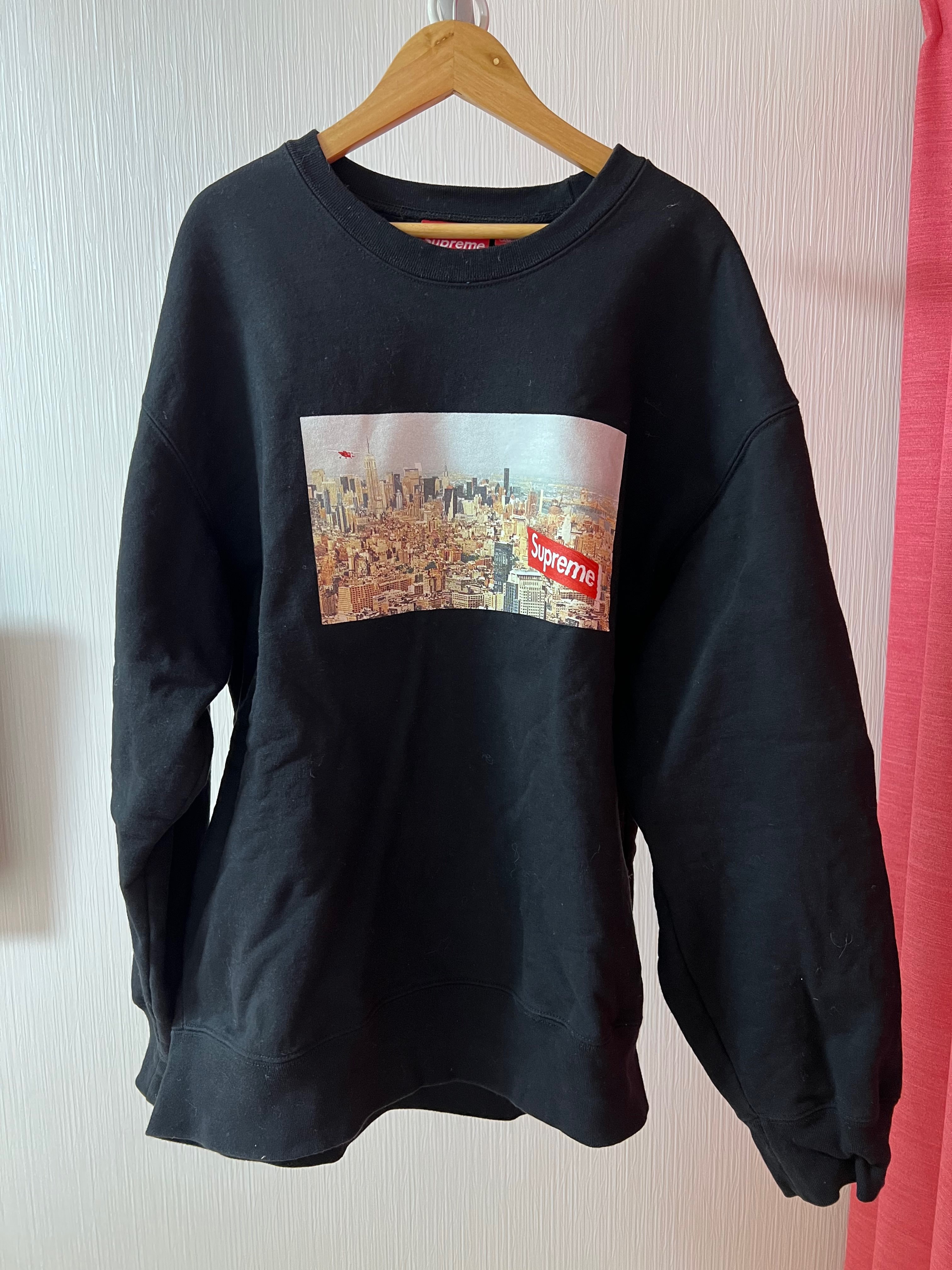 Supreme Aerial Crewneck "Black"