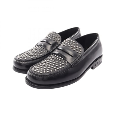 ルイ・ヴィトン LOUIS VUITTON スタッズ ドレス ローファー 靴 レザー メンズ ブラック系 【中古】