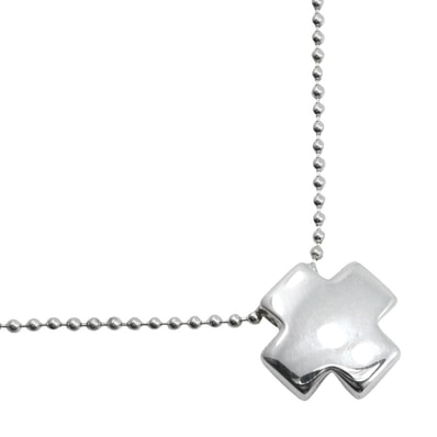 ティファニー ローマンクロス ボールチェーン レディースネックレス