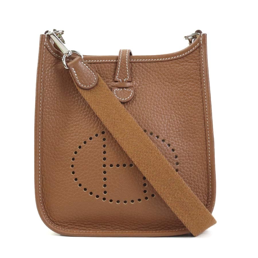 エルメス HERMES ショルダーバッグ エヴリンTPM トリヨンクレマンス ゴールド レディース【中古】 90054a
