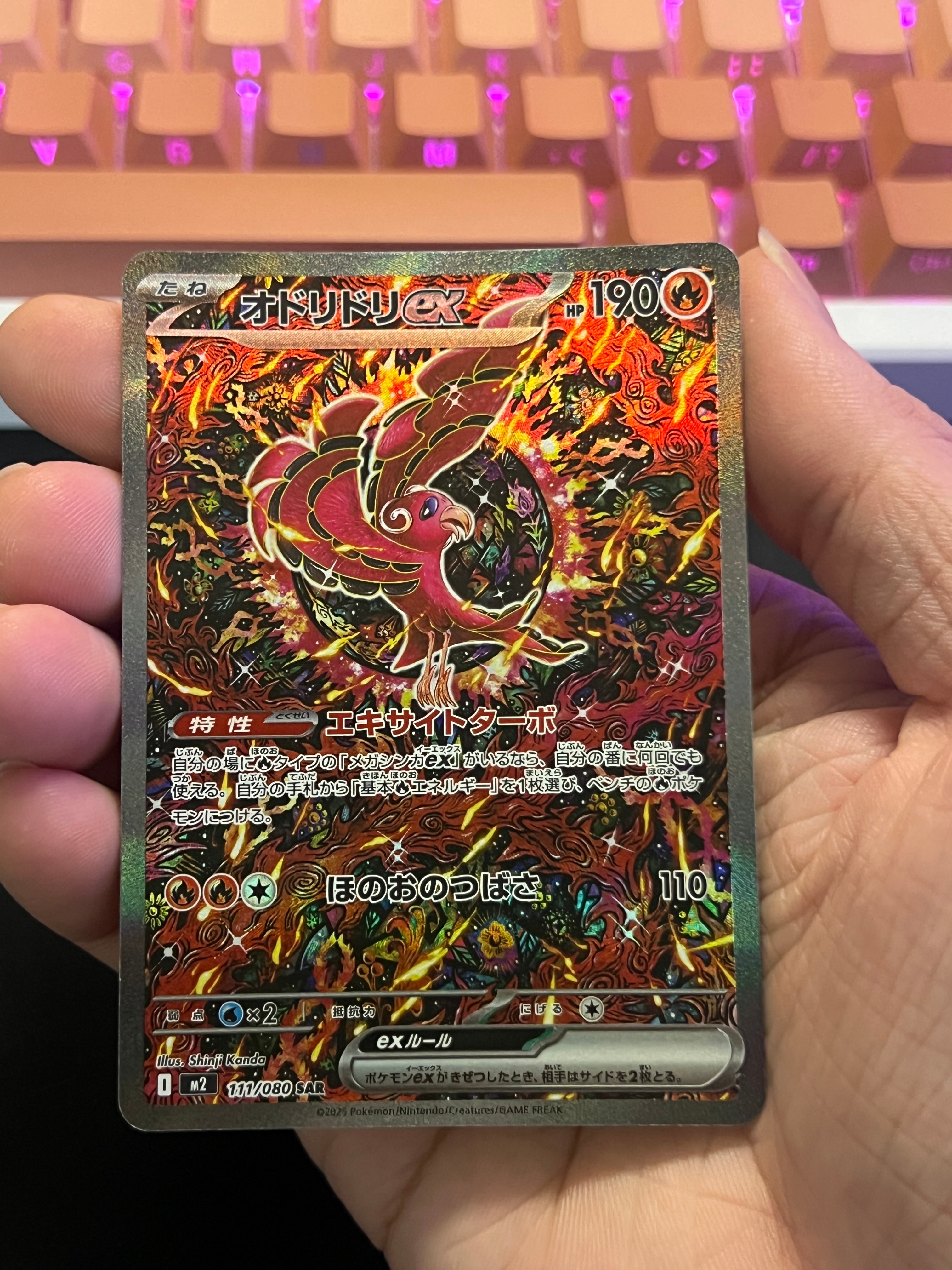 オドリドリex SAR [M2 111/080](拡張パック「インフェルノX」)