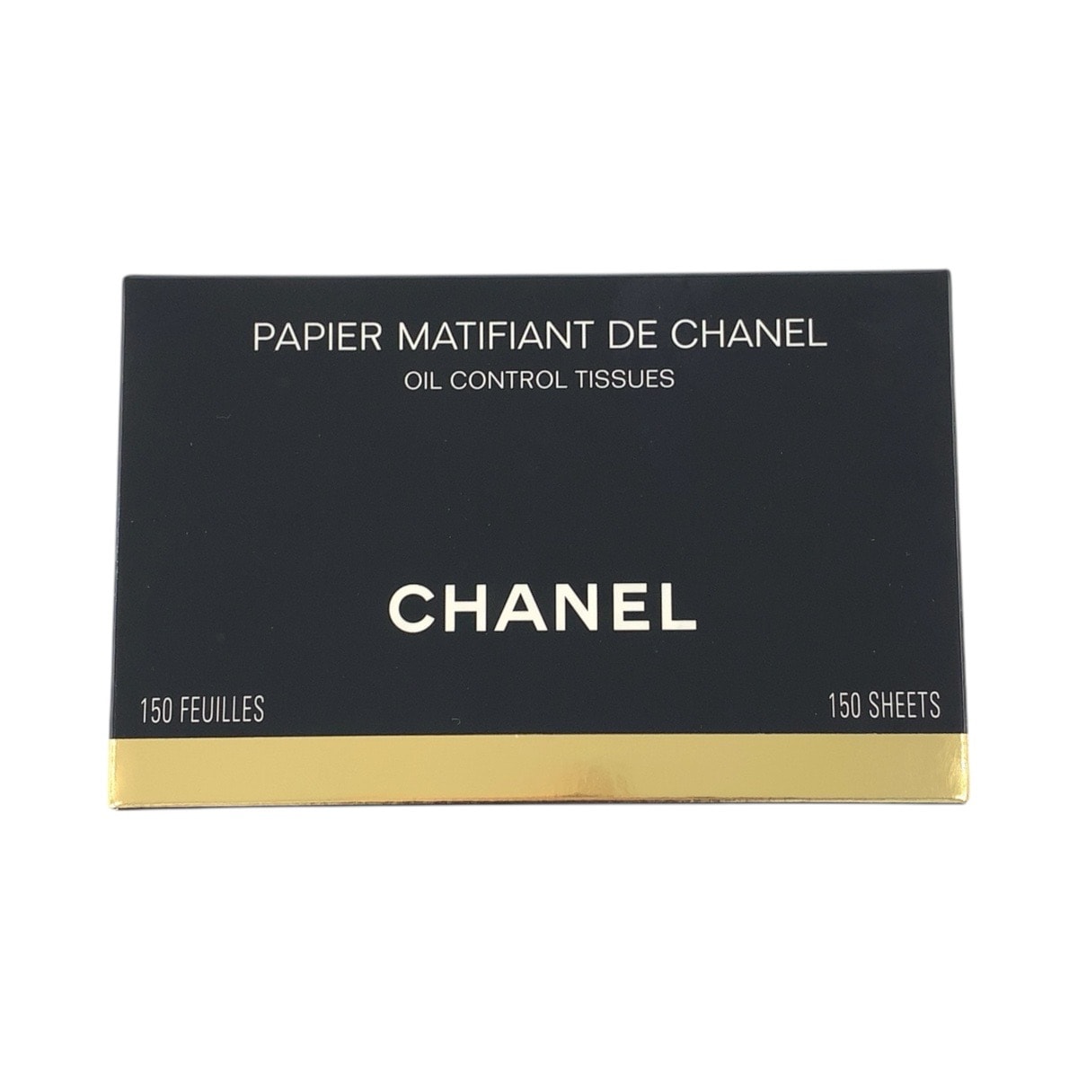 新品未使用 CHANEL シャネル オイルコントロールティッシュ ブラック 黒 プラスチック 化粧品 あぶらとり紙 506862 【中古】