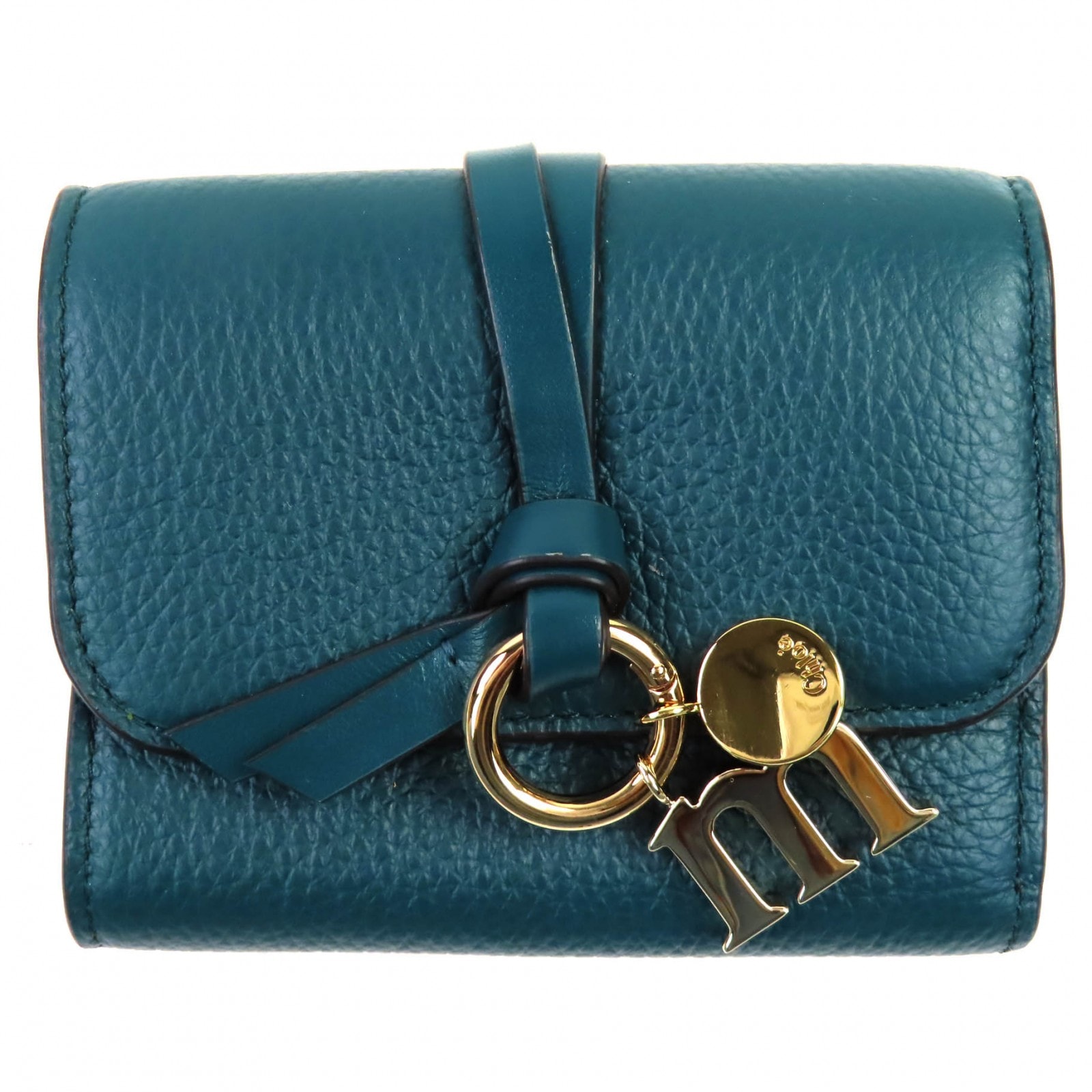 未使用品 クロエ 三つ折り財布 アルファベット トリフォールド CHC21WP718F573L3