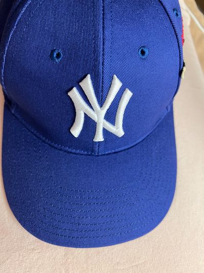 GUCCI x NY Yankees Baseball Cap Butterfly "Blue"