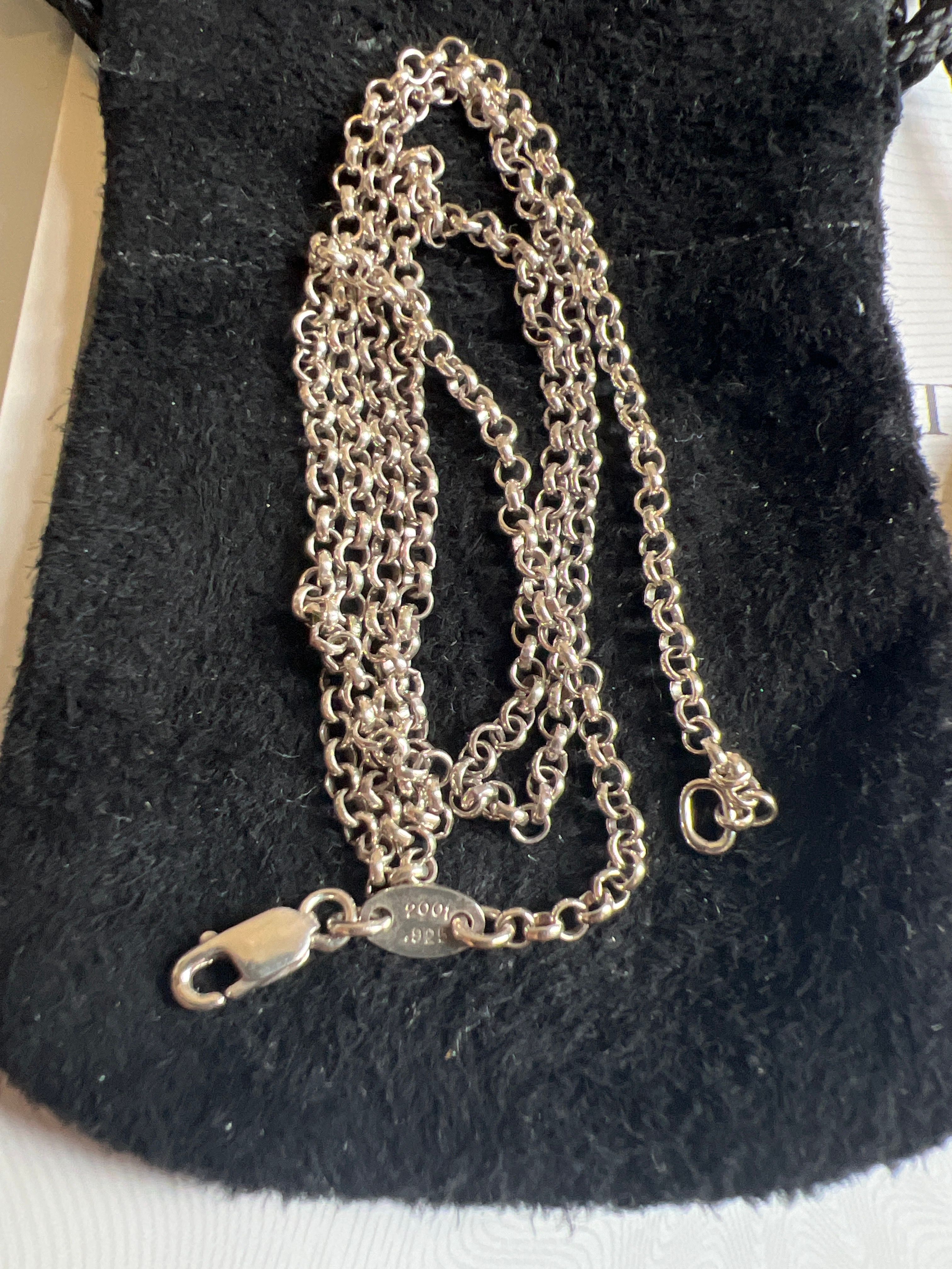 Chrome Hearts Roll Chain Necklace "Silver"