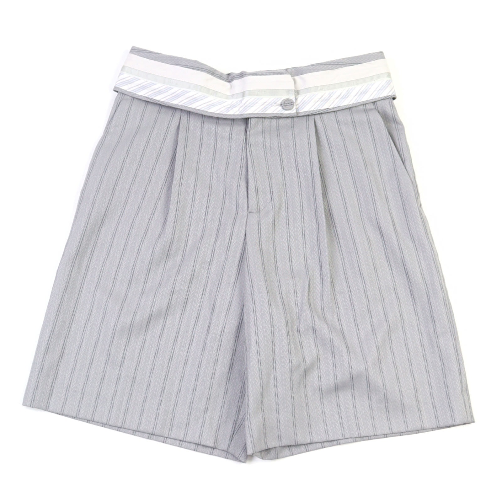 極美品 ディオール オム
 ショートパンツ グレー系 ヘリンボーン柄 メンズ 46 383C132A5718