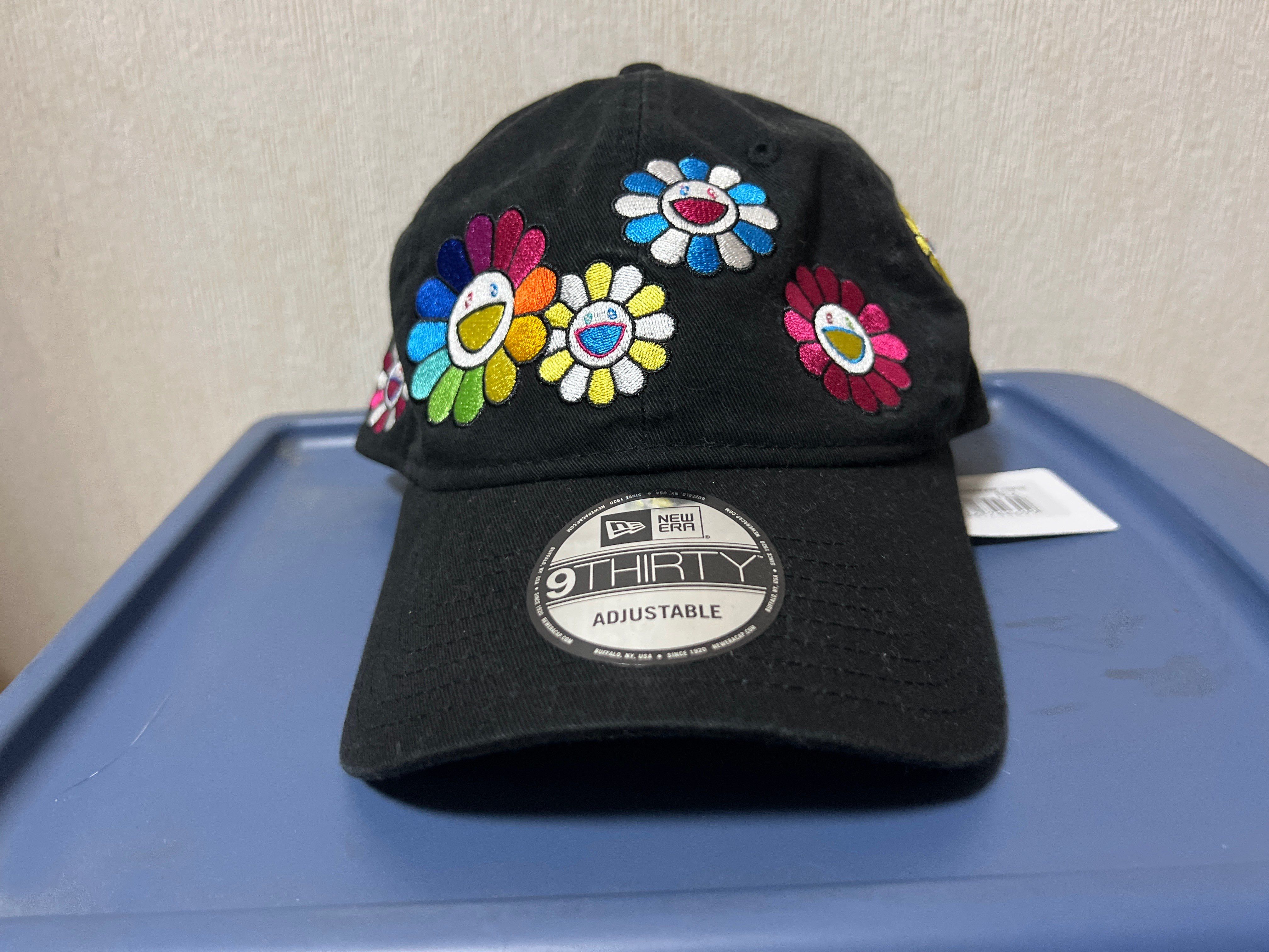NEW ERA TAKASHI MURAKAMI 9THIRTY Cloth Strap FLOWER ALLOVER "Black"