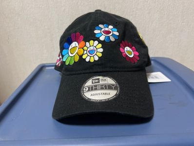 NEW ERA TAKASHI MURAKAMI 9THIRTY Cloth Strap FLOWER ALLOVER "Black"
