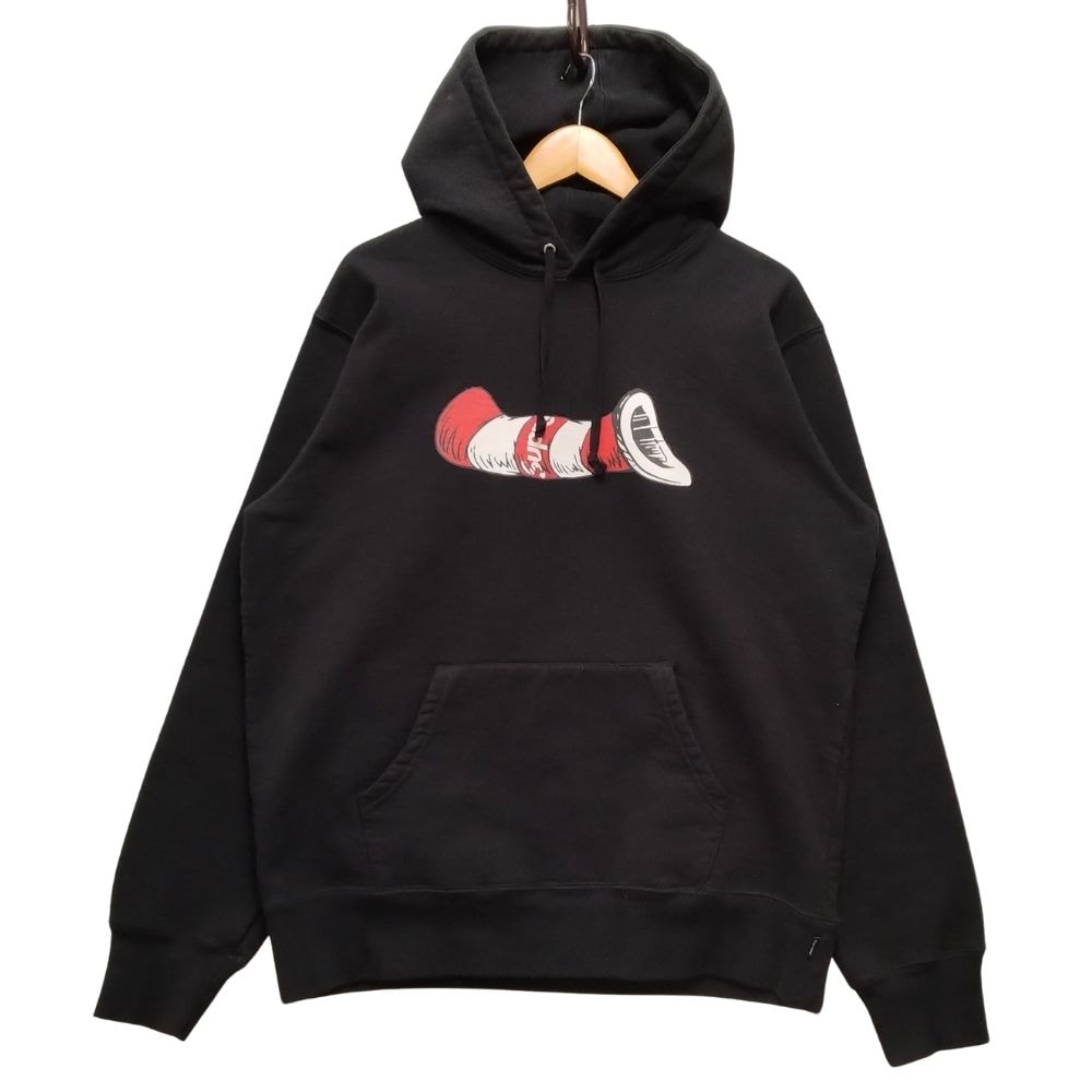 Supreme Cat in the Hat Hooded Sweatshirt "Black"