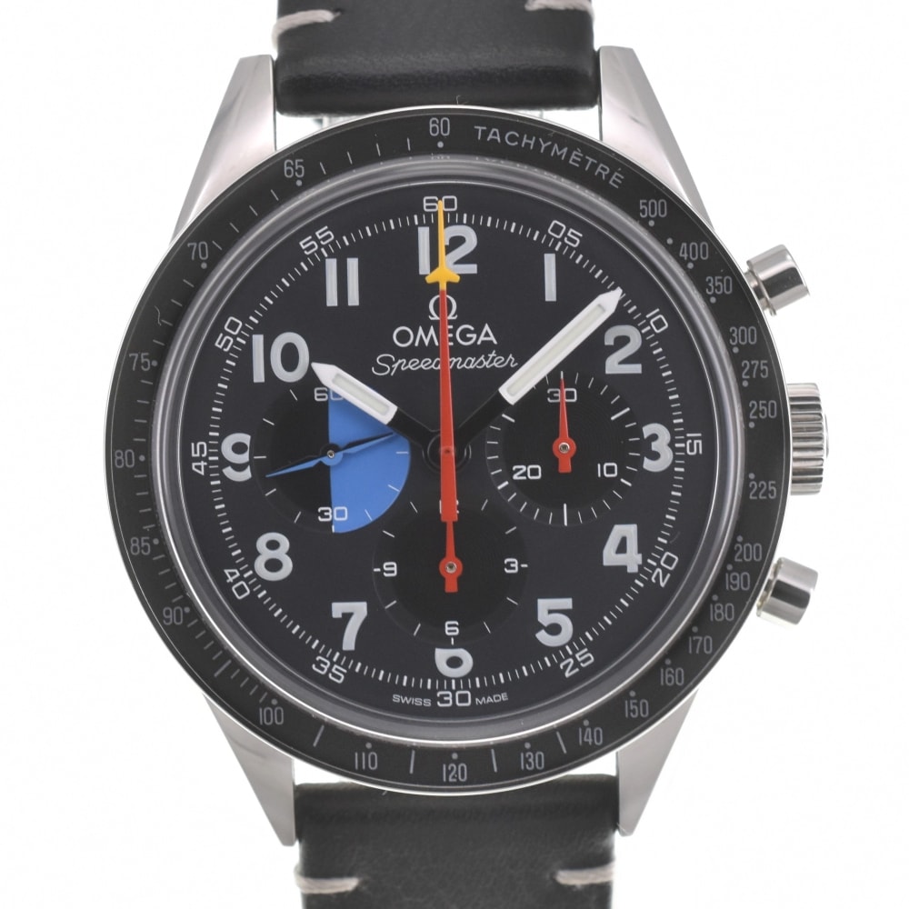 値下 オメガ OMEGA 311.32.40.30.06.001 スピードマスターHODINKEE クロノグラフ 500本限定 手巻き メンズ 美品 保証書付き □#139965