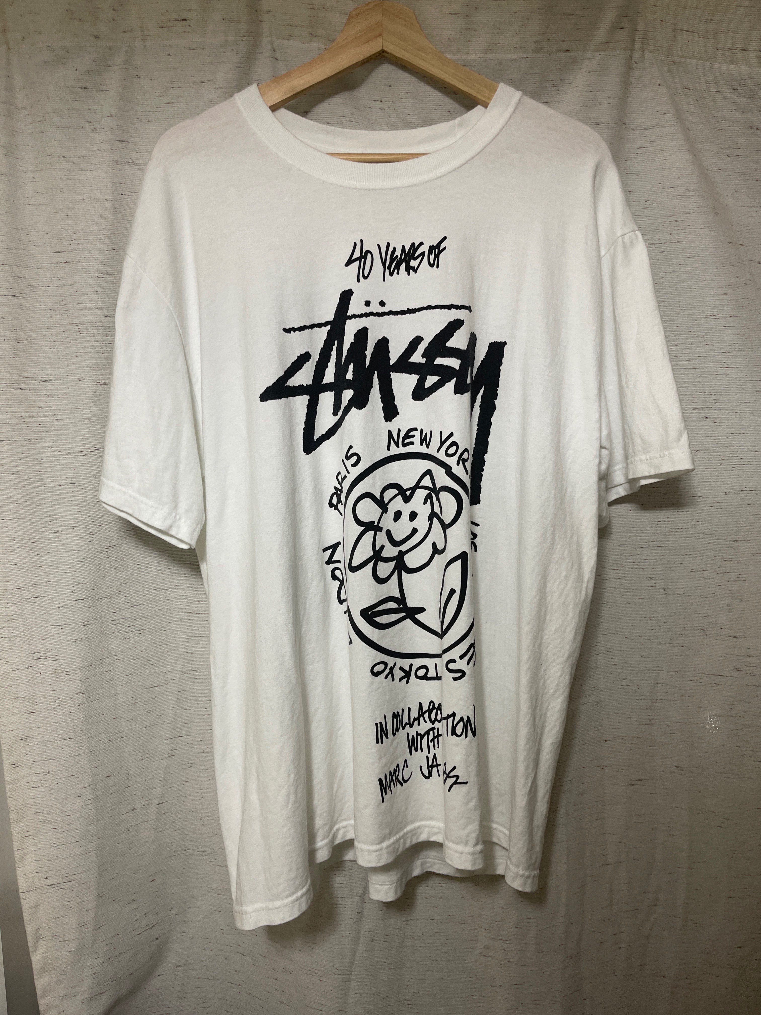 Stussy x Marc Jacobs World Tour Collection T Shirt "White"