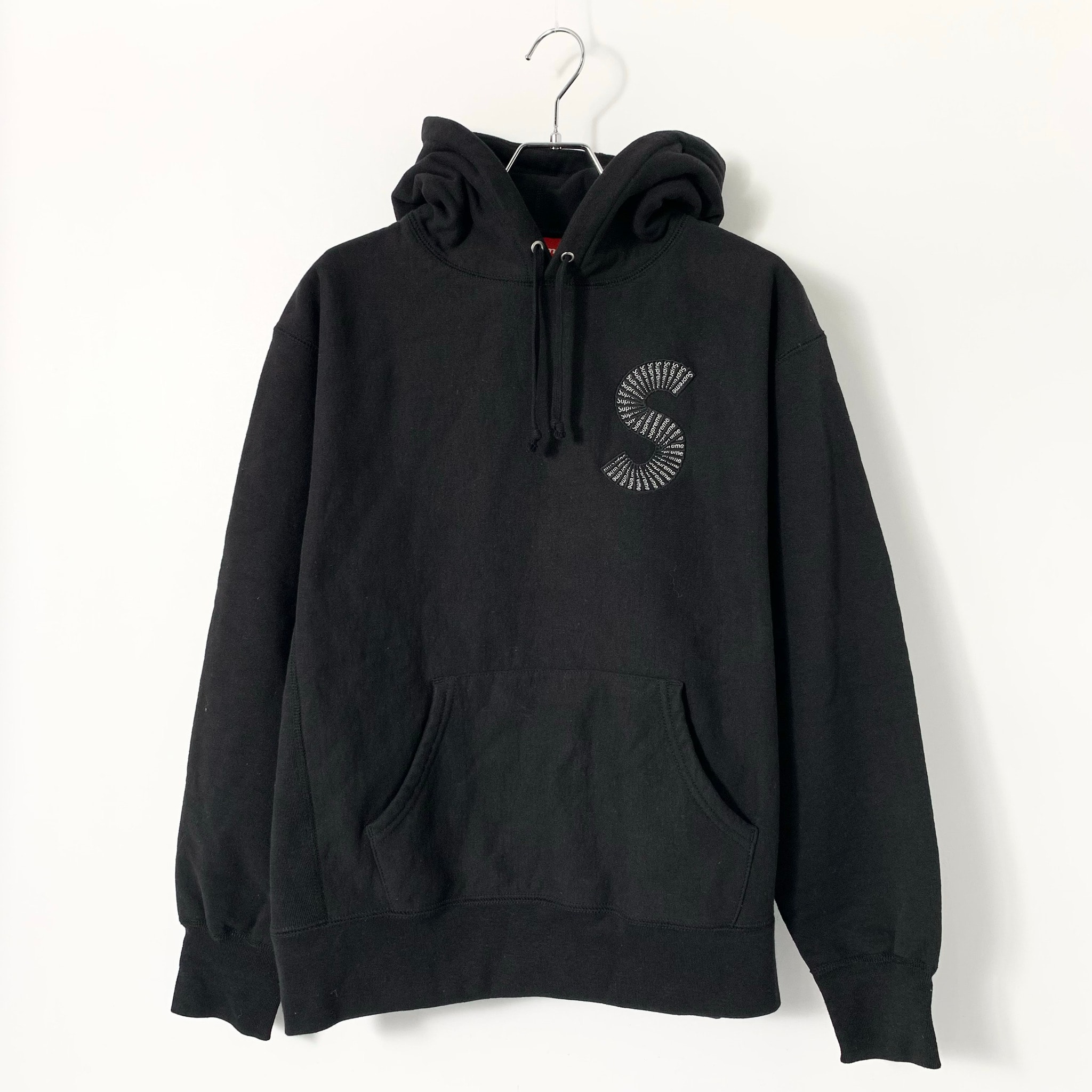 Supreme S Logo Hooded Sweatshirt "Black" (20FW)