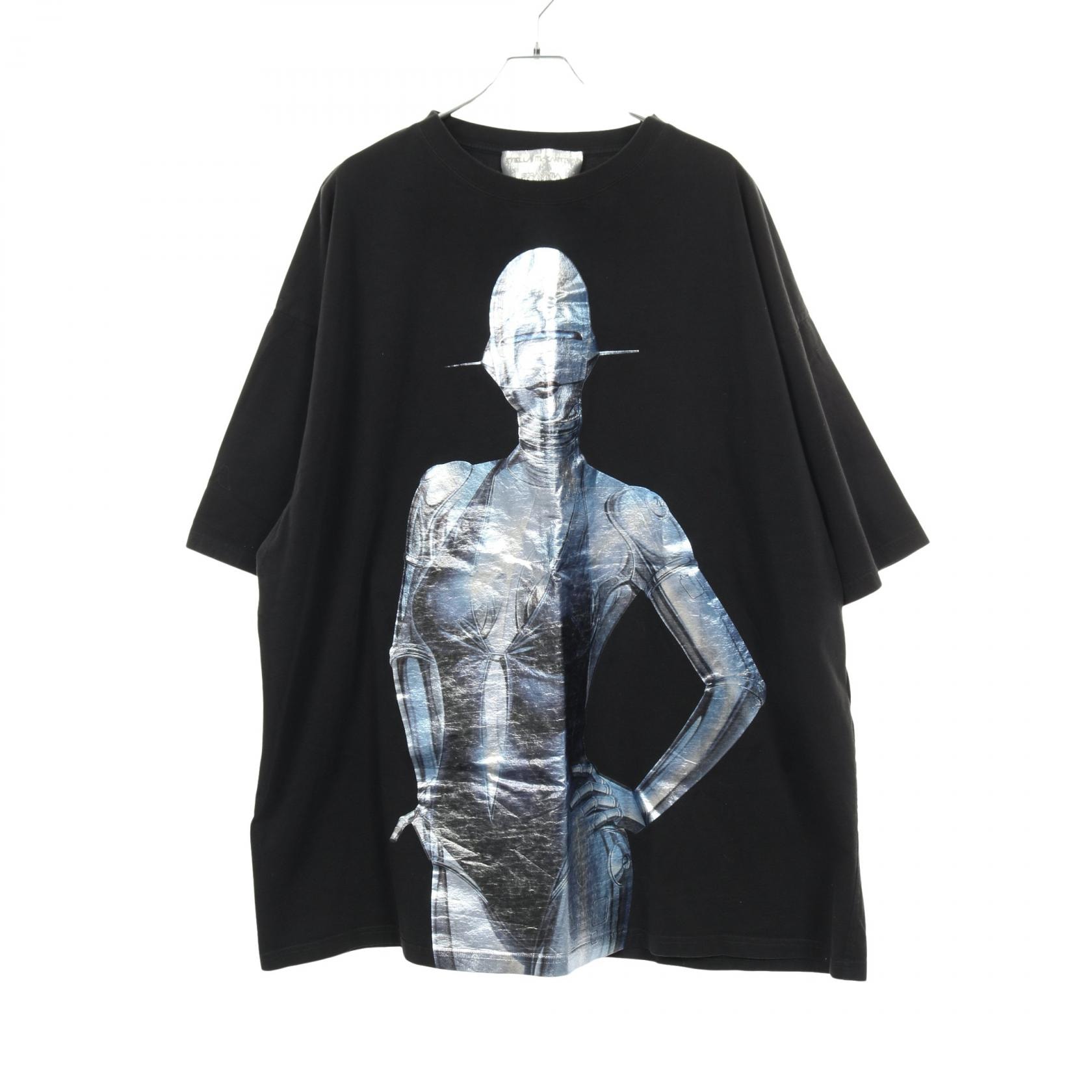 ステラマッカートニー Stella McCartney Stella McCartney × 空山基 セクシーロボット グラフィックプリント 半袖Tシャツ 衣料品 トップス コットン メンズ レディース ブラック系 【中古】