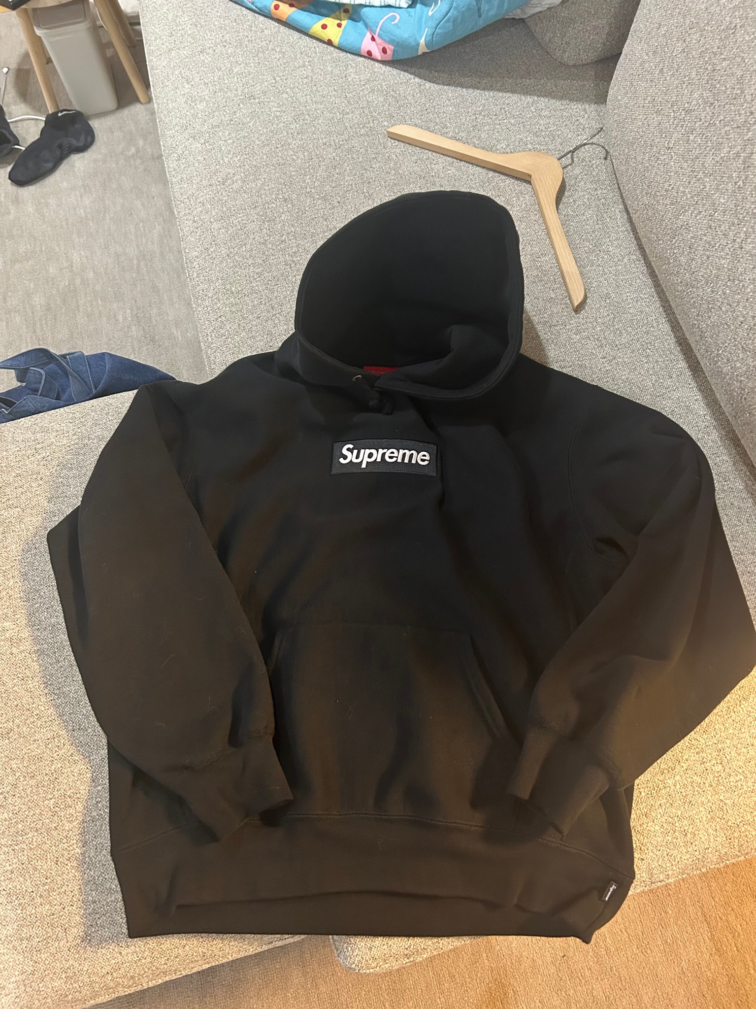 Supreme Box Logo Hooded Sweatshirt "Black" (24FW)