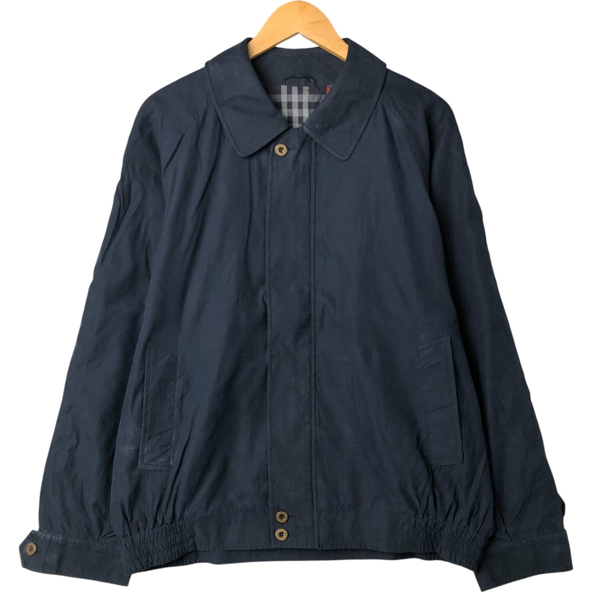 古着 バーバリー Burberry's BURBERRYS OF LONDON ジップアップジャケット USA製 メンズL相当/evb029970