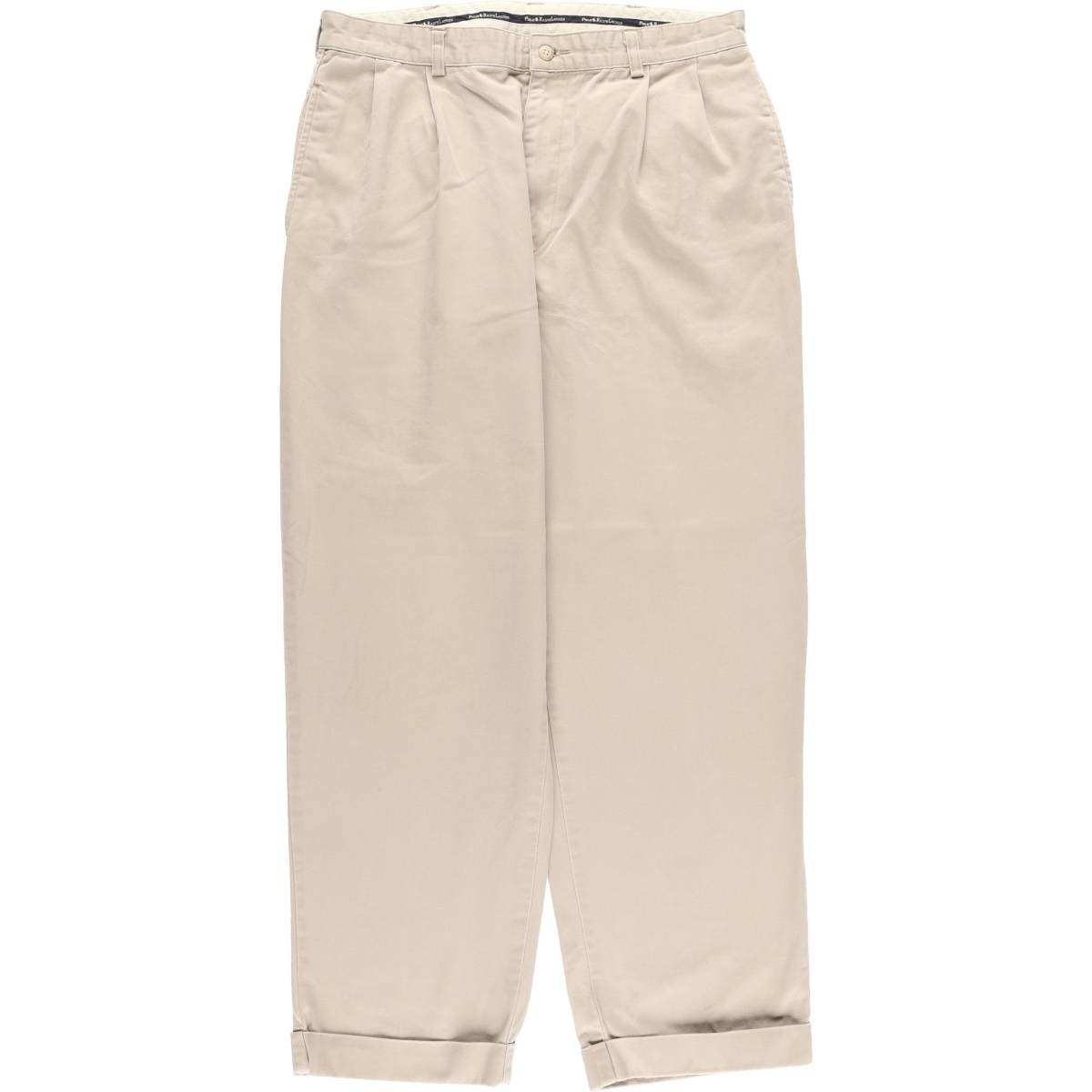 古着 ラルフローレン Ralph Lauren Polo Ralph Lauren ツータック チノパンツ メンズw34相当/eaa604399
