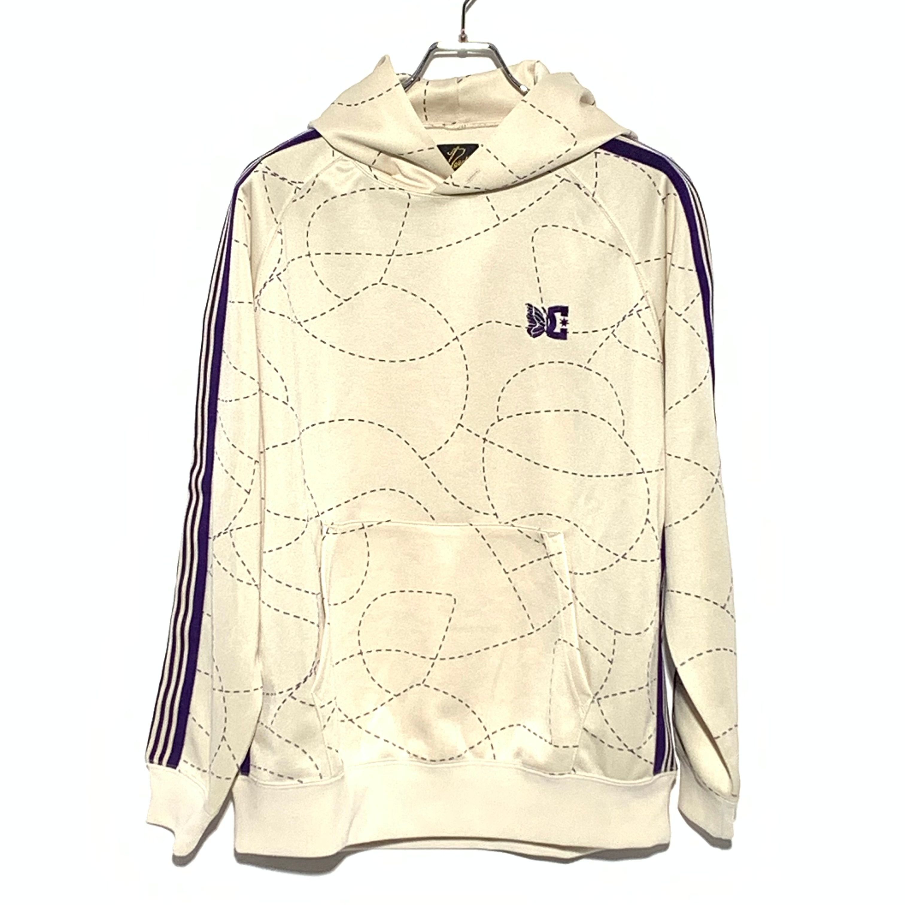 Needles x DC SHOES Track Hoody - Poly Smooth / Printed "Ivory"