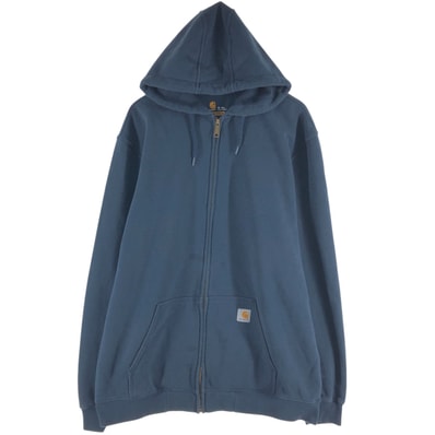 古着 カーハート Carhartt ORIGINAL FIT スウェットフルジップパーカー メンズXL相当/eaa542574