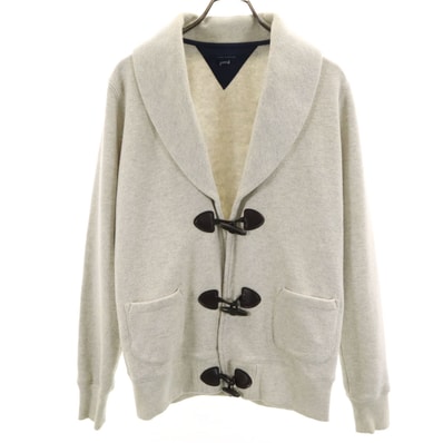 TOMMY HILFIGER トミーヒルフィガー ダッフル ニット ジャケット M グレー