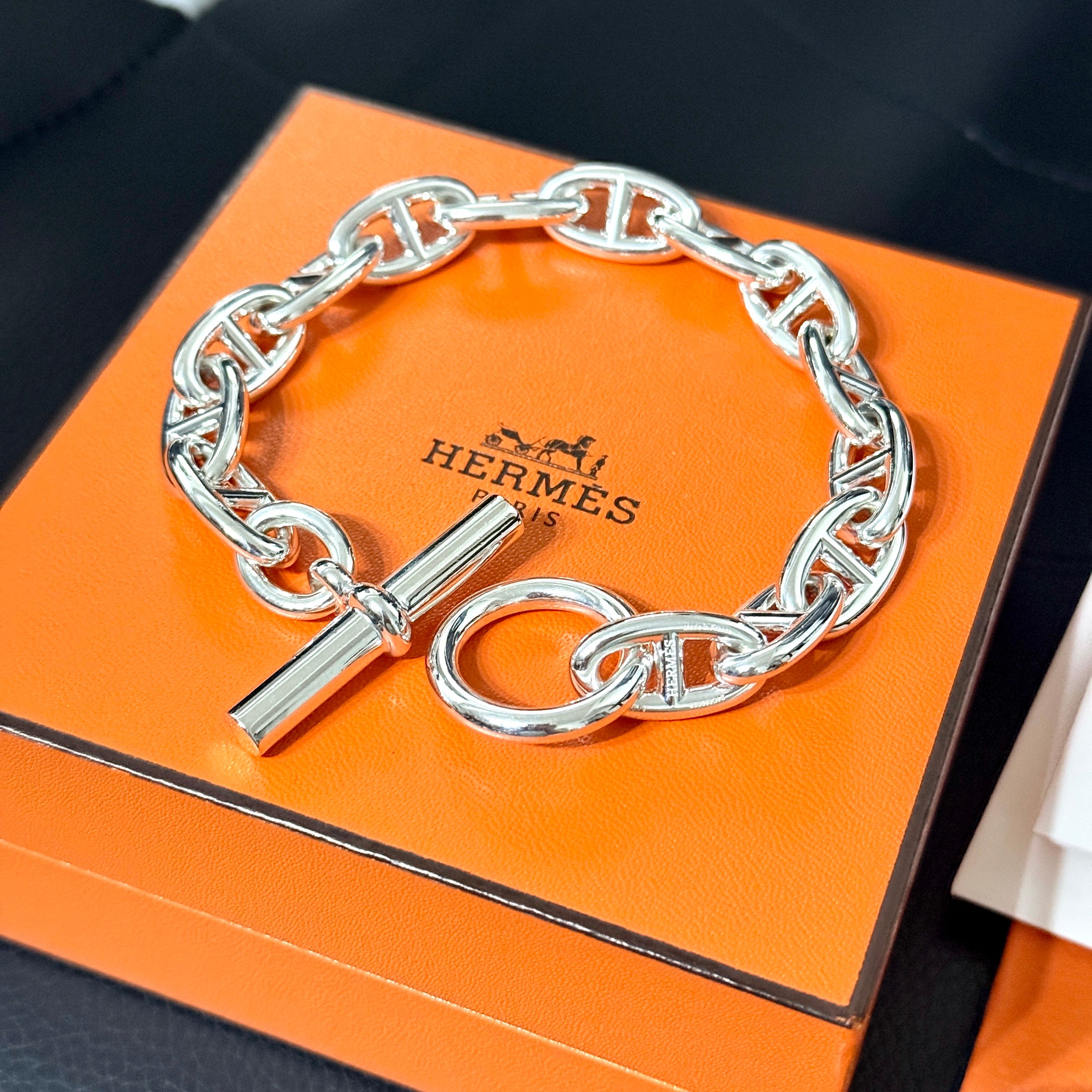Hermes Chaine D'ancre GM Bracelet "Silver"