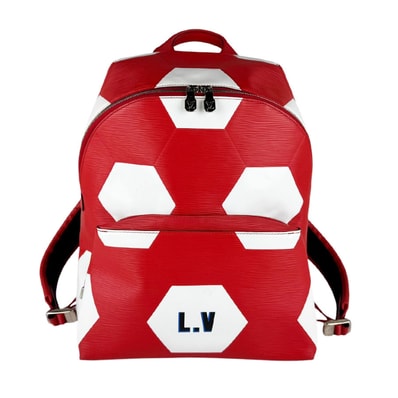 ルイ ヴィトン LOUIS VUITTON リュック 2018 FIFA World Cup アポロ バックパック エピレザー レッド/ホワイト シルバー メンズ M52117【中古】 z11113