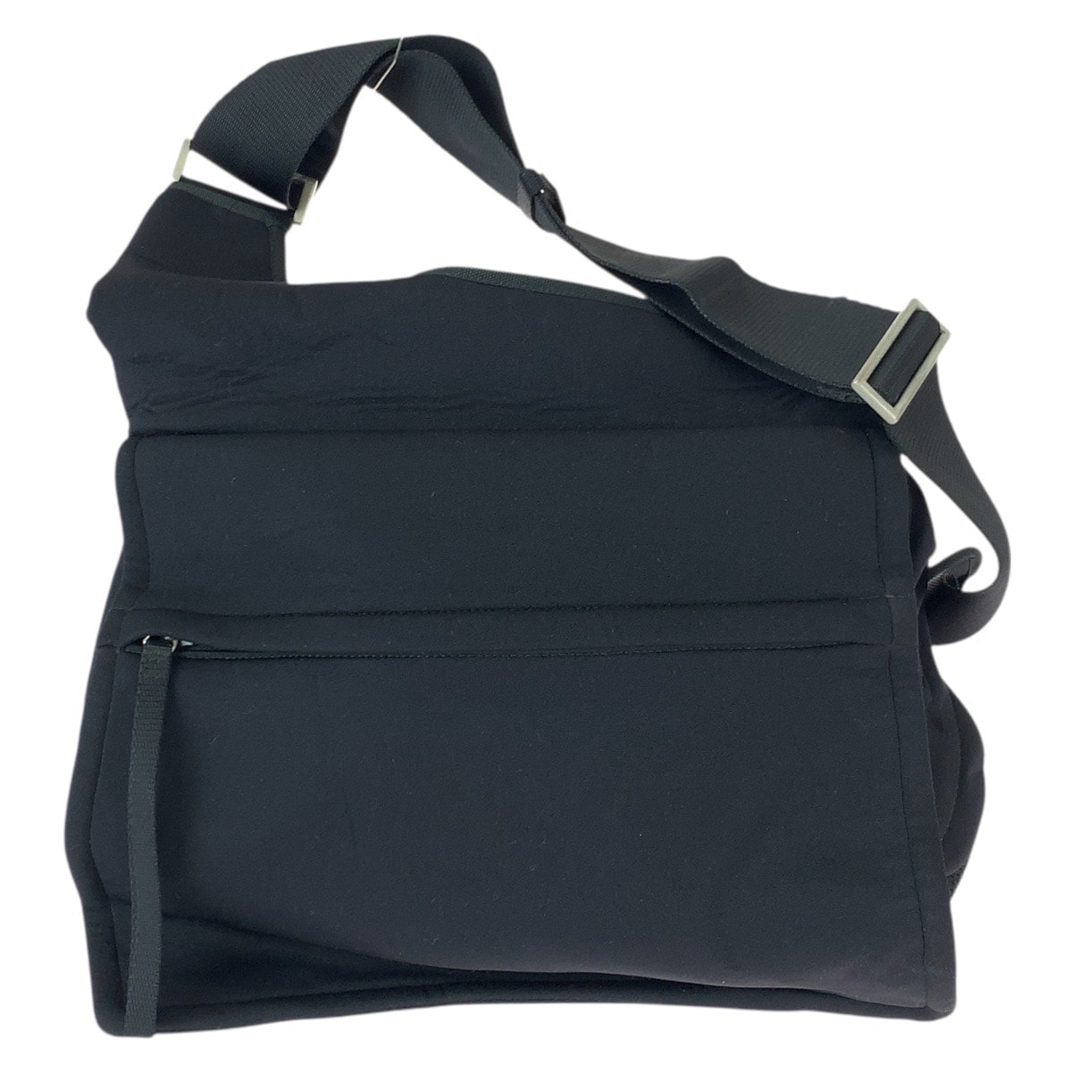 PRADA プラダ プラダスポーツ ブラック 黒 シルバー金具 ネオプレン/ ショルダーバッグ メッセンジャーバッグ 600687 【中古】