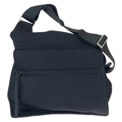 PRADA プラダ プラダスポーツ ブラック 黒 シルバー金具 ネオプレン/ ショルダーバッグ メッセンジャーバッグ 600687 【中古】