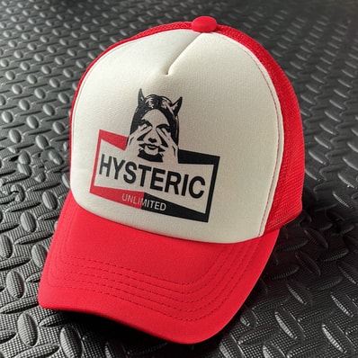 HYSTERIC GLAMOUR Hysteric Unlimited Mesh Cap "Red"
