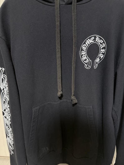 Chrome Hearts Horse Shoe Floral Pullover Hoodie "Black"