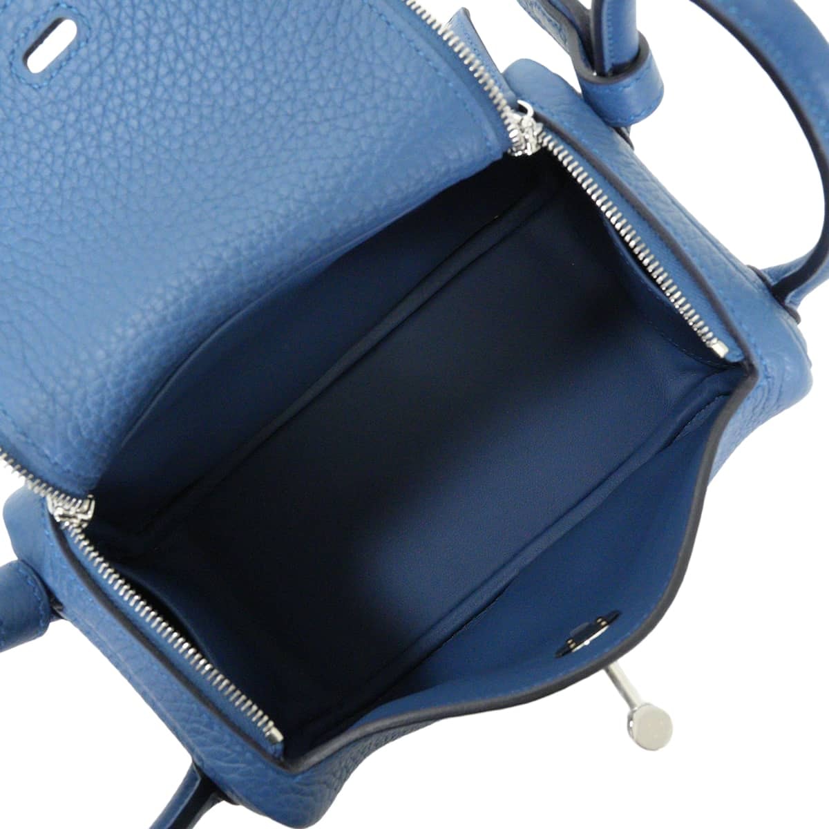 りんごあめ HERMES 青 レザー ショルダーバッグ 保存袋付き A+ (新品・未使用(ワケあり))】HERMES エルメス ショルダーバッグ