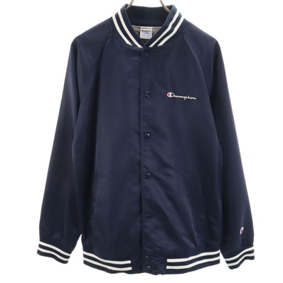 Champion チャンピオン ベースボール ジャケット L ネイビー