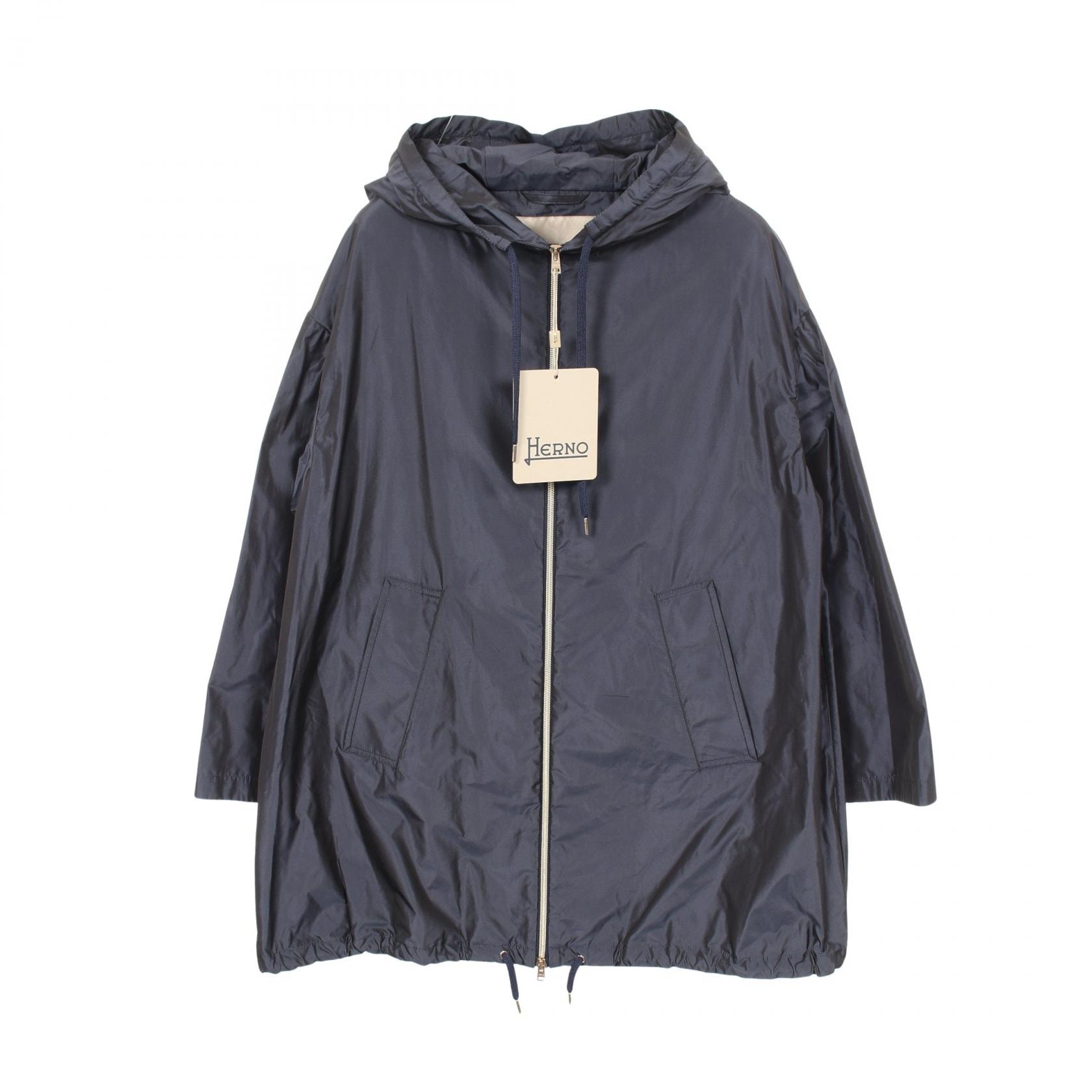 ヘルノ Herno NEW TECHNO タフタ フーデッド 衣料品 アウター ポリエステル レディース ネイビー系 GC000395D12483920242 【新品】