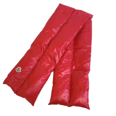 モンクレール MONCLER マフラー ロゴ D2093 0010700 レッド