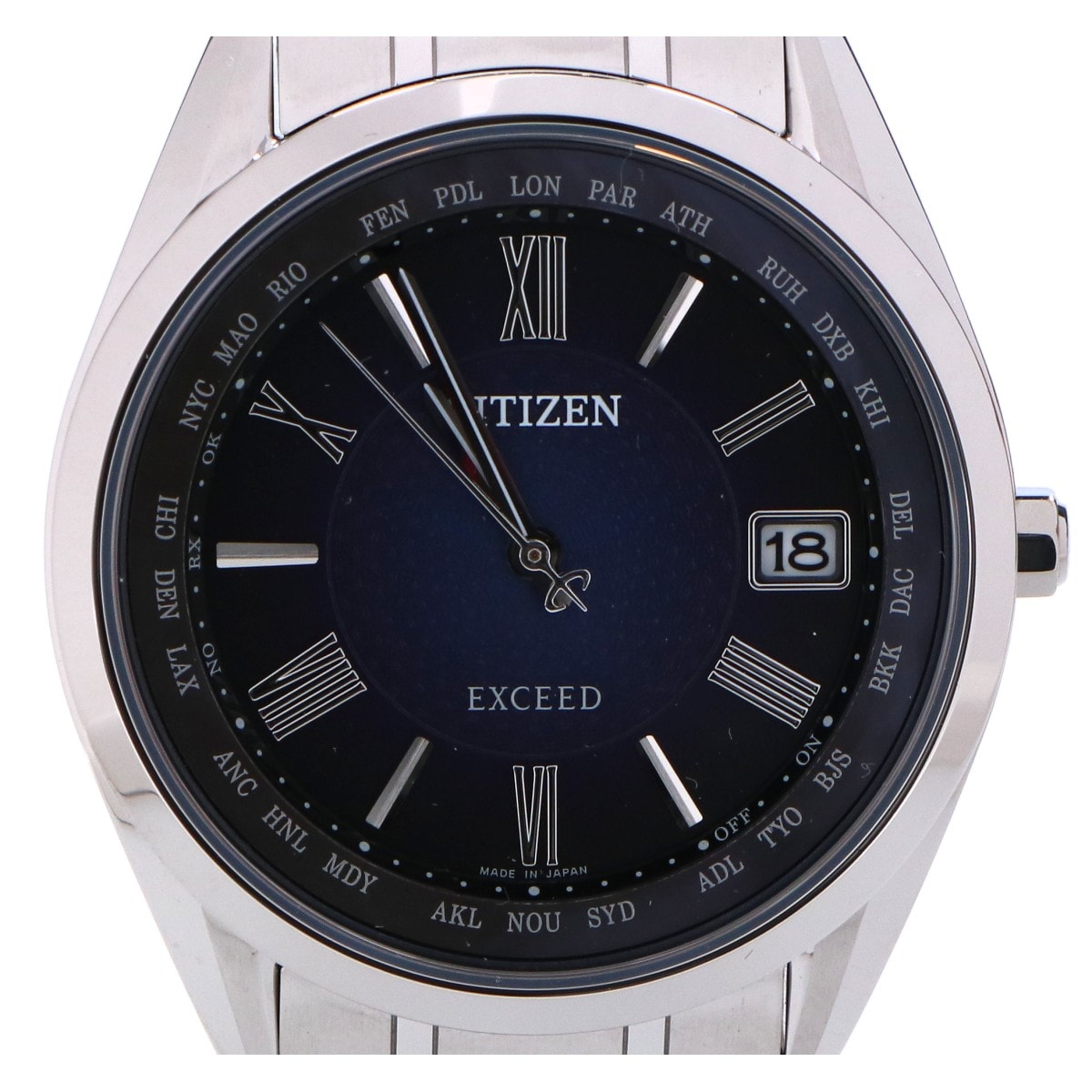 シチズン 【美品】CB1150-67L H147 EXCEED エクシード Nebula 星雲 光発電エコ・ドライブ電波