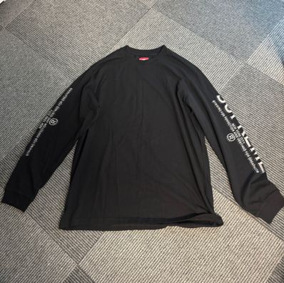 Supreme Intarsia Sleeve L/S Top "Black"
